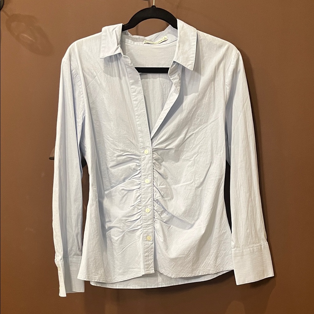 Abercrombie & Fitch Light Blue Button-Down Shirt